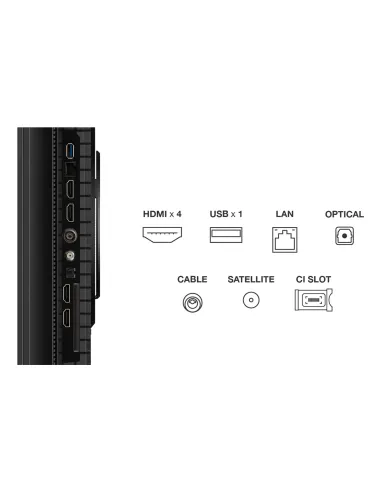 TCL P8K 75P8K Televisor 190,5 cm (75") 4K Ultra HD Smart TV Wifi Metálico 350 cd   m²