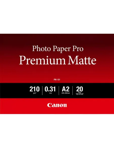 Canon 8657B017 papel fotográfico A2 Blanco Mate