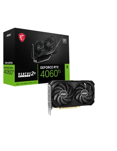 MSI VENTUS GeForce RTX 4060 Ti 2X BLACK 8G OC NVIDIA 8 GB GDDR6
