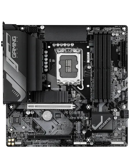 GIGABYTE B760M GAMING X WIFI6E GEN5 Placa Base – Compatible con procesadores Intel Core 14ª generación, VRM de 8+1+1 fases,