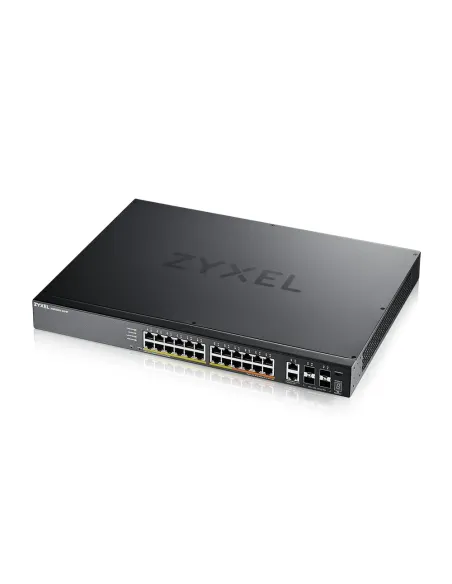 Zyxel XGS2220-30HP Gestionado L3 Gigabit Ethernet (10 100 1000) Energía sobre Ethernet (PoE) Negro