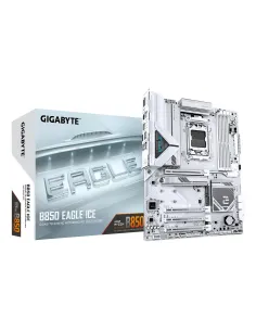 GIGABYTE B850 EAGLE ICE Placa Base – Procesadores AMD Ryzen serie 9000, VRM digital de 8+2+2 fases, hasta 8200 MHz DDR5 (O.C),