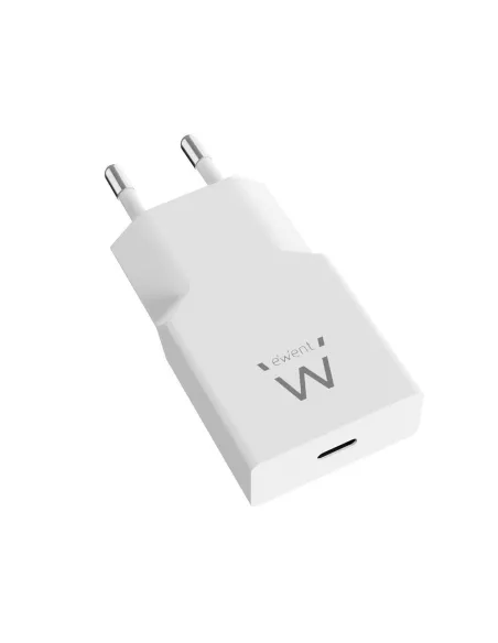 Cargador ewent ew1310 20w usb tipo c blanco