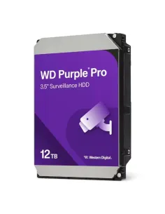 Disco duro interno hdd wd western digital purple pro wd122purp 12tb 3.5 pulgadas sata 6gb - s