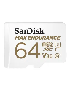 Tarjeta memoria micro secure digital 64gb sandisk max endurance clase 10 uhs - i u3