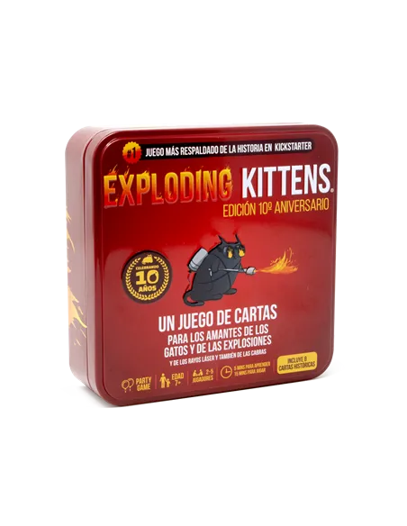 Juego de mesa exploding kittens 10 aniversario