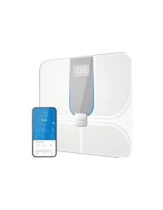 RENPHO ELIS ASPIRE C - SMART WIFI BODY SCALE - ITO - 3AAA - 11X11X1IN/28X28X2.5CM - WHITE
