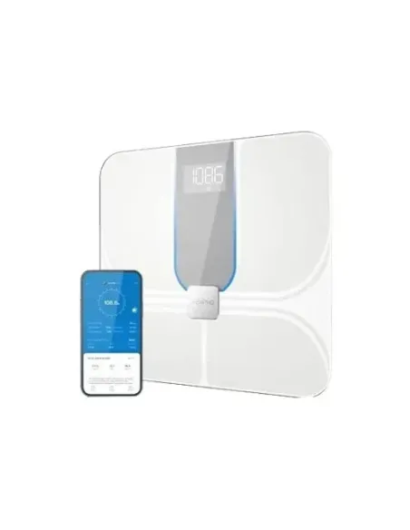 RENPHO ELIS ASPIRE C - SMART WIFI BODY SCALE - ITO - 3AAA - 11X11X1IN/28X28X2.5CM - WHITE