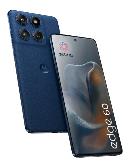 Motorola edge 60 16,9 cm (6.67") SIM doble Android 15 5G USB Tipo C 12 GB 512 GB 5200 mAh Azul