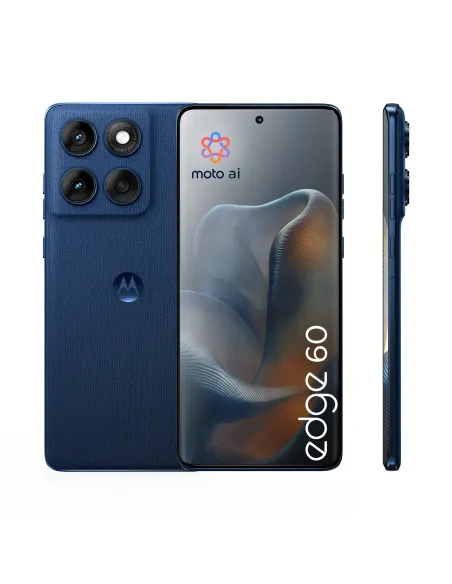 Motorola edge 60 16,9 cm (6.67") SIM doble Android 15 5G USB Tipo C 12 GB 512 GB 5200 mAh Azul
