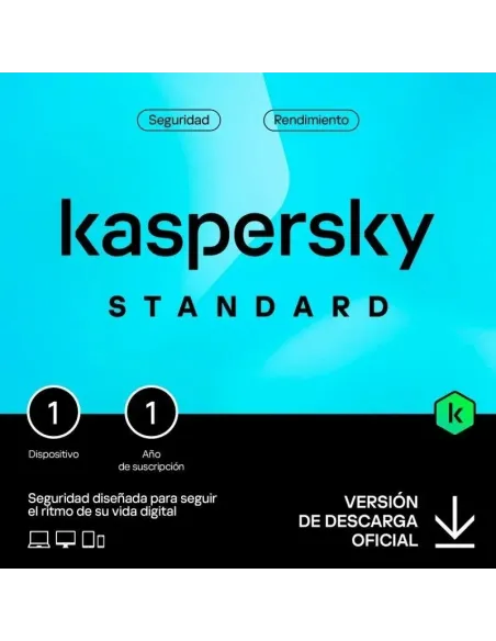 Kaspersky Standard 1 Dispositivo Licencia 1 año ESP