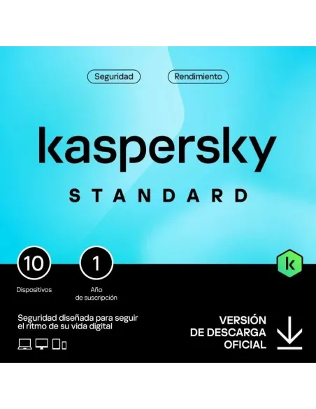 Kaspersky Standard 10 Dispositivos Licencia 1 año ESP