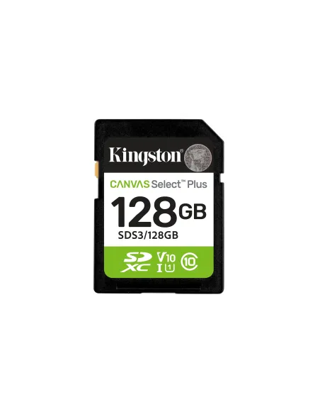 Kingston Technology 128 GB SDXC Canvas Select Plus Gen3 150 MB s C10 UHS-I U1 V10