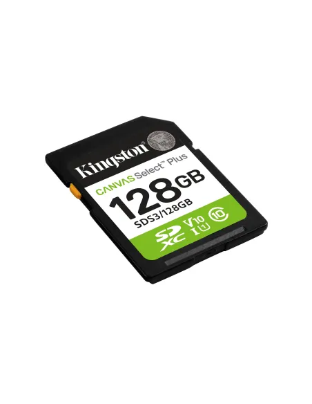 Kingston Technology 128 GB SDXC Canvas Select Plus Gen3 150 MB s C10 UHS-I U1 V10