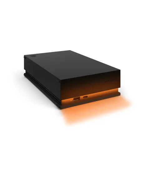 Seagate FireCuda Gaming Hub disco duro externo 8 TB Micro-USB B   USB Type-A   USB Type-C 3.2 Gen 1 (3.1 Gen 1) Negro