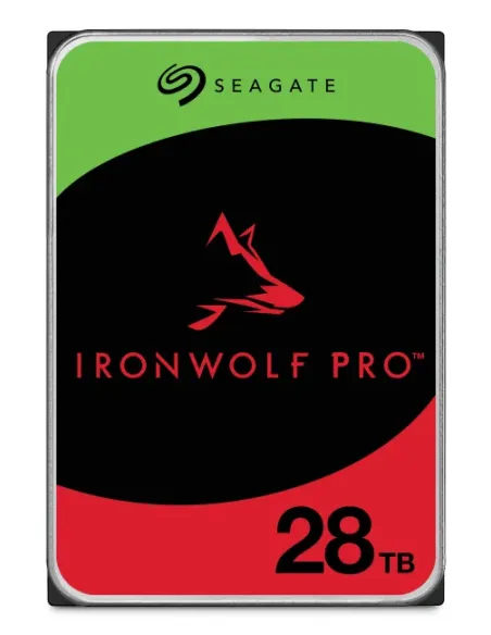 Seagate IronWolf Pro ST28000NT000 disco duro interno 28 TB 7200 RPM 512 MB 3.5" Serial ATA III