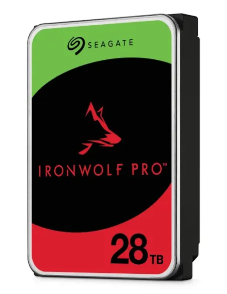 Seagate IronWolf Pro ST28000NT000 disco duro interno 28 TB 7200 RPM 512 MB 3.5" Serial ATA III