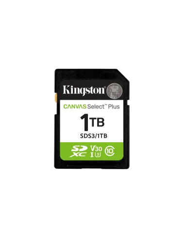Kingston Technology 1 TB SDXC Canvas Select Plus Gen3 150 MB s C10 UHS-I U3 V30