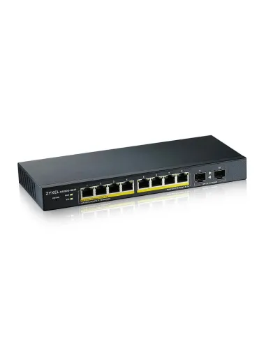 Zyxel GS1900-10HP Gestionado L2 Gigabit Ethernet (10 100 1000) Energía sobre Ethernet (PoE) Negro