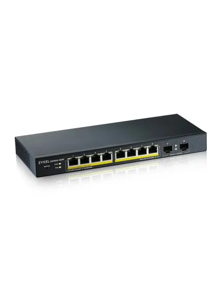 Zyxel GS1900-10HP Gestionado L2 Gigabit Ethernet (10 100 1000) Energía sobre Ethernet (PoE) Negro