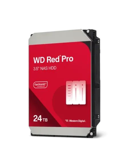 QNAP WD, HDD, RED PRO, SATA III, 3.5-INCH, 24TB, WD241KFGX