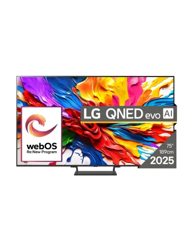LG QNED evo AI 75QNED93A6A Televisor 190,5 cm (75") 4K Ultra HD Smart TV Wifi Negro