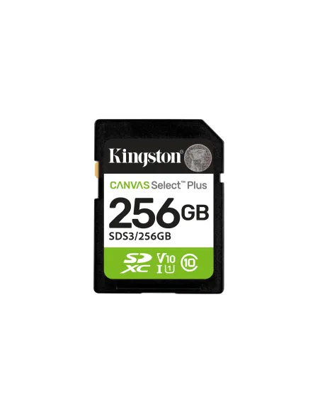 Kingston Technology 256 GB SDXC Canvas Select Plus Gen3 150 MB s C10 UHS-I U1 V10