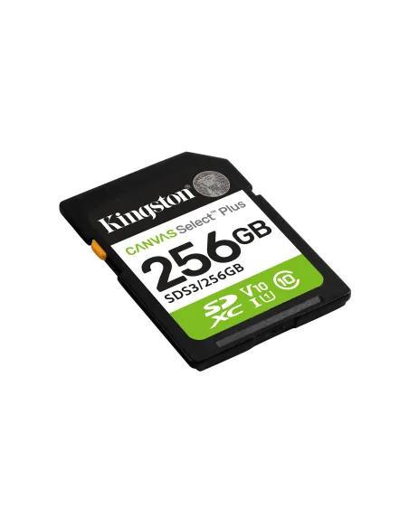 Kingston Technology 256 GB SDXC Canvas Select Plus Gen3 150 MB s C10 UHS-I U1 V10