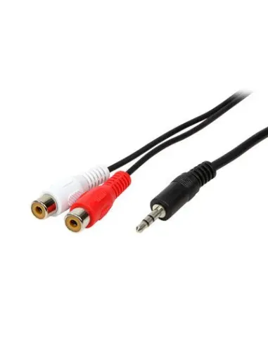 CABLE AUDIO 1xJACK 3.5M A 2xRCA H LOGILINK 0.2M