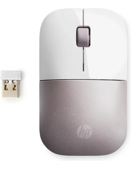 HP Ratón inalámbrico Z3700 (blanco rosa)