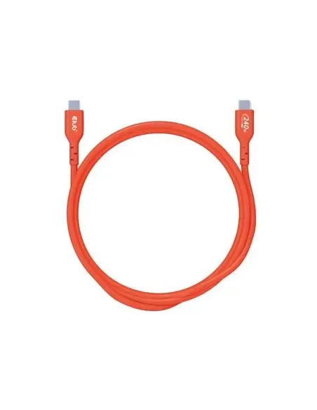CLUB3D Cable certificado USB2 tipo C bidireccional USB-IF Datos 480 Mb, PD 240 W (48 V/5 A) EPR M/M 3 m/9,84 pies
