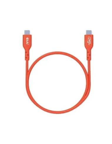 CLUB3D Cable certificado USB2 tipo C bidireccional USB-IF Datos 480 Mb, PD 240 W (48 V/5 A) EPR M/M 1 m/3,23 pies