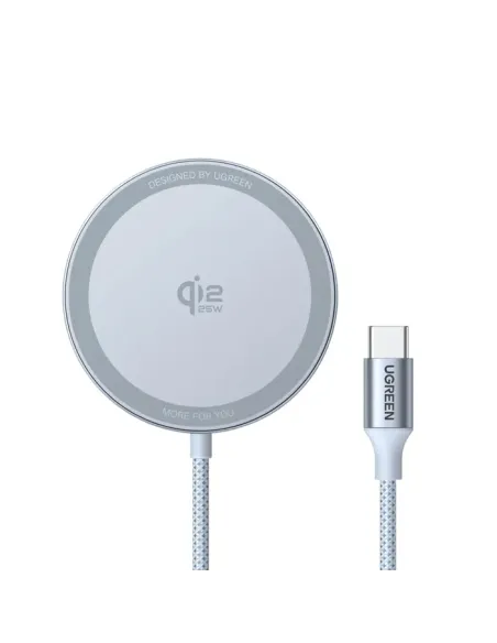 Ugreen MagFlow Smartphone Gris USB Cargador inalámbrico Auto