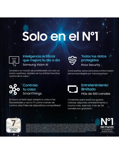 Samsung TV 75" Crystal UHD U8075F 4K Smart TV 2025