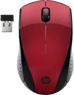 HP Ratón inalámbrico 220 (Rojo Ocaso)