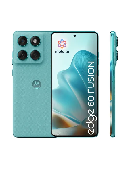 Motorola edge 60 fusion 16,9 cm (6.67") SIM doble Android 15 5G USB Tipo C 8 GB 256 GB 5200 mAh Turquesa