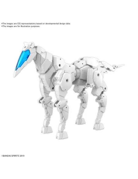 Vehiculo expansion bandai hobby 30mm exa - vehicle horse mecha ver. blanco