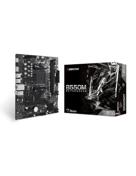 Placa base biostar am4 b550mt m - atx ddr4