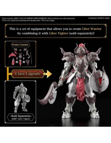 Maqueta bandai hobby 30mf class up armor liber warrior