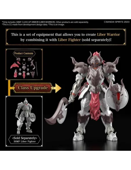 Maqueta bandai hobby 30mf class up armor liber warrior