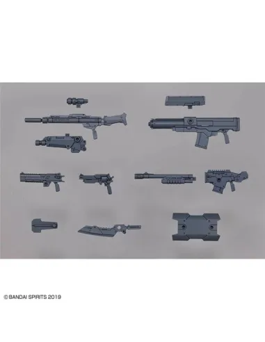 Set armas personalizables bandai hobby 30mm armas militares