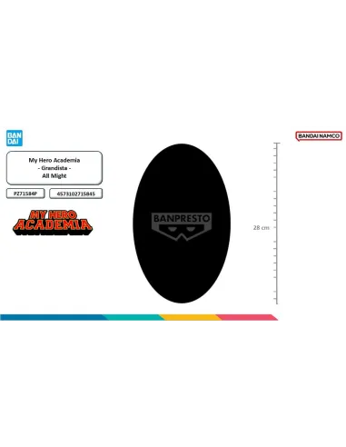 Figura banpresto my hero academia grandista all might