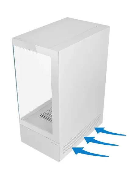 Mars Gaming MC-XOW Midi Tower Blanco