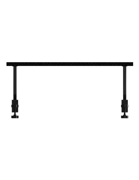 Mars Gaming MGDS, Soporte Elevador Monitor, Eleva el Monitor 17cm, Soporte de Mesa Ergonómico en Acero, Tablero Fibra Carbono