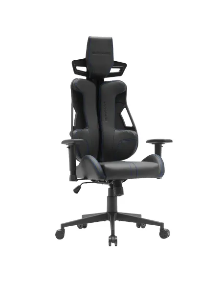 Mars Gaming MGC-ELITE, Silla Gaming Ergonómica, Respaldo Flexible Adaptativo, Reposabrazos Ajustables 2D, Asiento Reclinable,