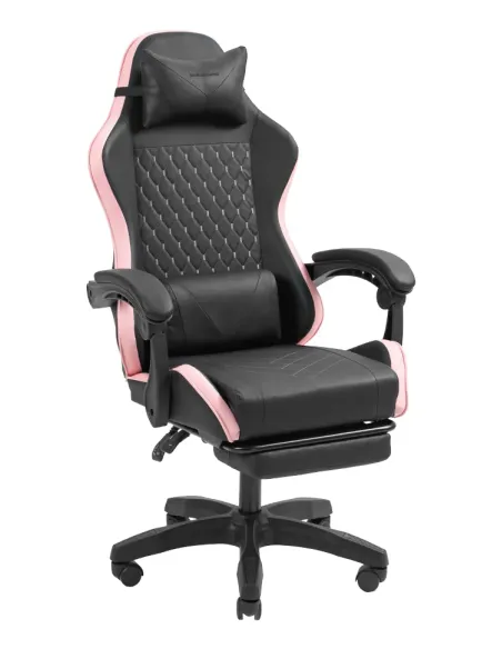 Mars Gaming MGC-X Silla para videojuegos de PC Asiento acolchado Negro, Rosa