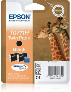 Epson Giraffe Doble cartucho T0711H (etiqueta RF)