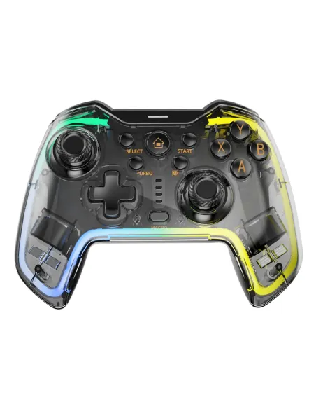 Mars Gaming MGP-BT2 Negro, Transparente Bluetooth USB Gamepad Analógico Digital Android, Nintendo Switch, Nintendo Switch 2,