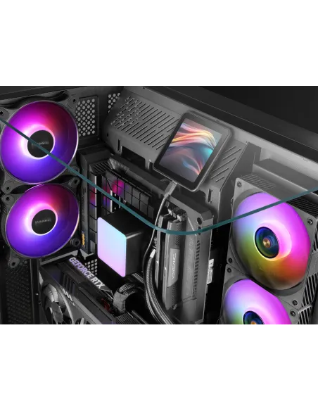 Mars Gaming ML-VISIONPRO240 Procesador Sistema de refrigeración líquida todo en uno 12 cm Negro 1 pieza(s)