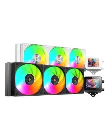 Mars Gaming MLVISION360 sistema de refrigeración para ordenador Procesador Sistema de refrigeración líquida todo en uno 12 cm